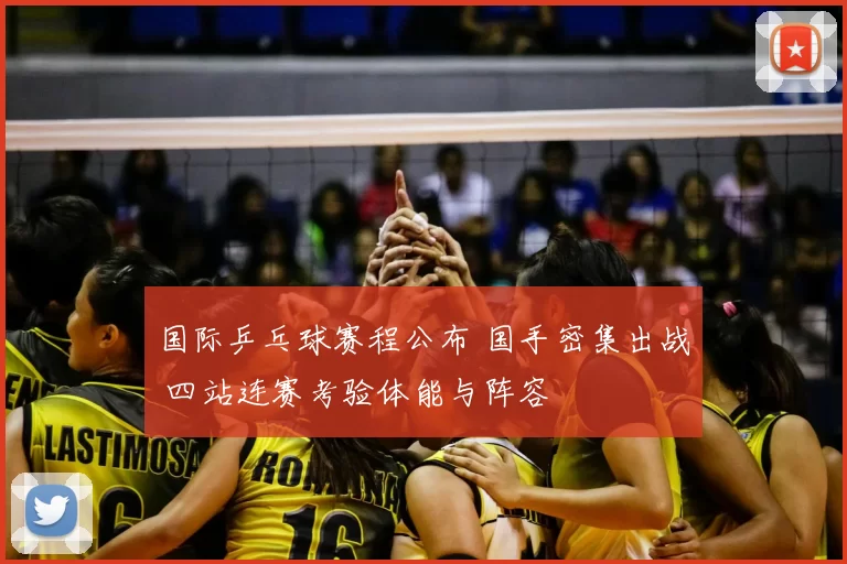 国际乒乓球赛程公布 国手密集出战 四站连赛考验体能与阵容